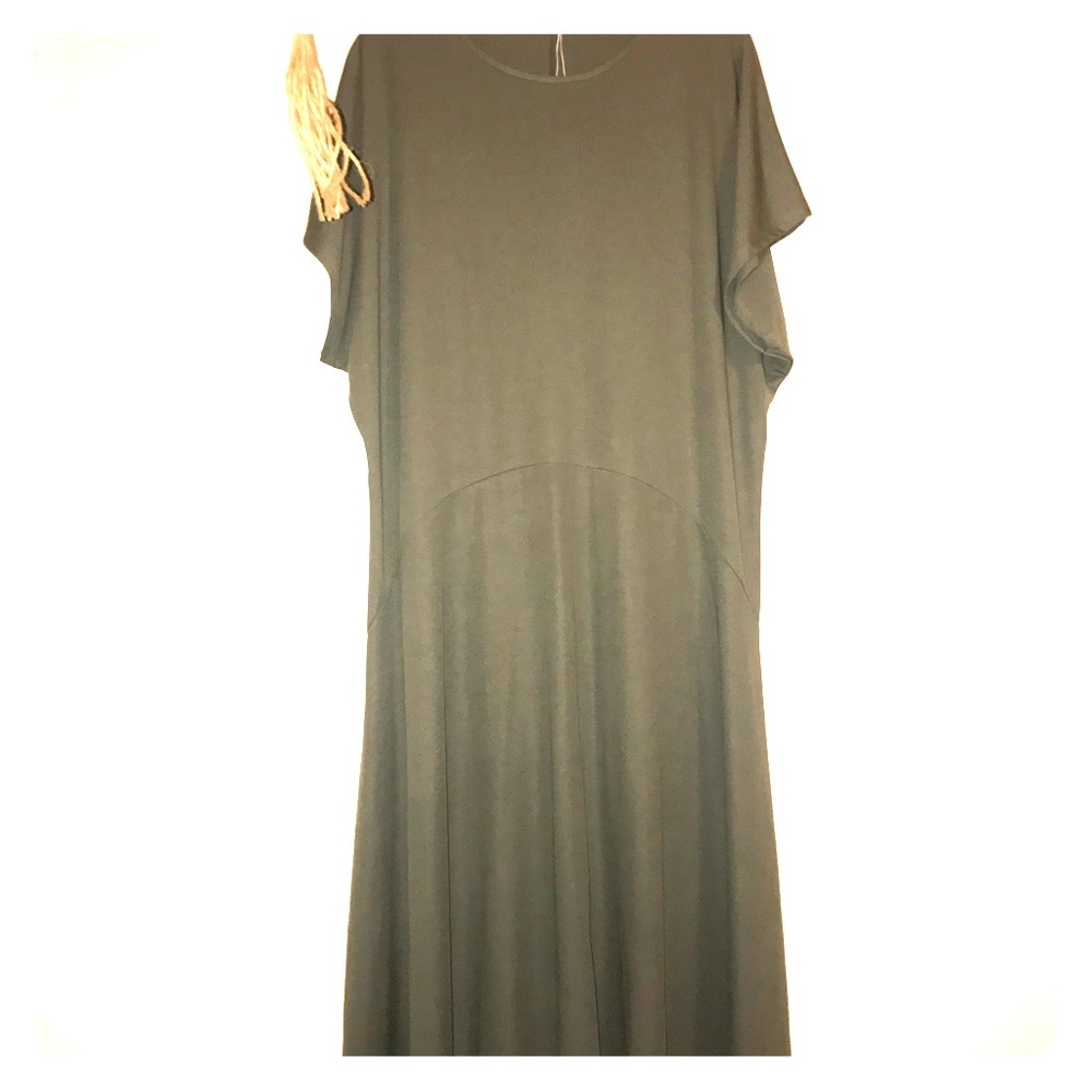 Zara Asymmetrical Hem Midi/ Maxi Dress
